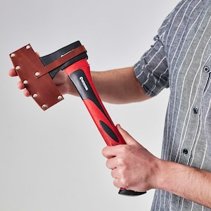 Guaina per ascia in pelle personalizzata, copertura per ascia in pelle personalizzata, copertura per lama Hatchet, guaina per ascia in pelle incisa, guaina per ascia fatta a mano