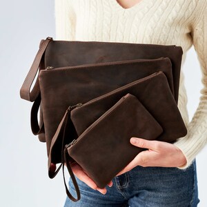 Kosmetiktasche aus Leder für Frauen, Kosmetiktasche aus Leder, Kosmetiktasche nach Maß, Kosmetiktasche klein, Kosmetiktasche