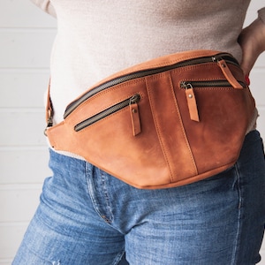 Personalisierte Gürteltasche aus Leder, Gürteltasche aus Leder für Frauen, Gürteltasche aus Leder, personalisierte Gürteltasche aus Leder