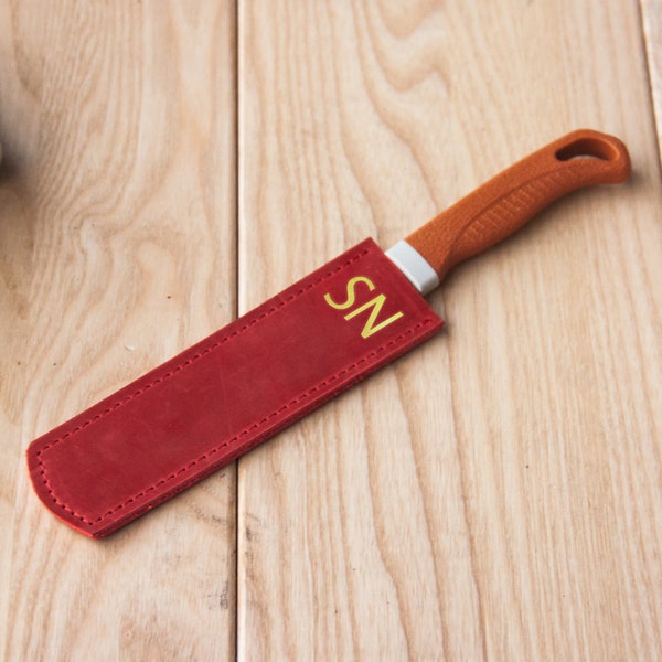 Leather Knife Sheath Etsy