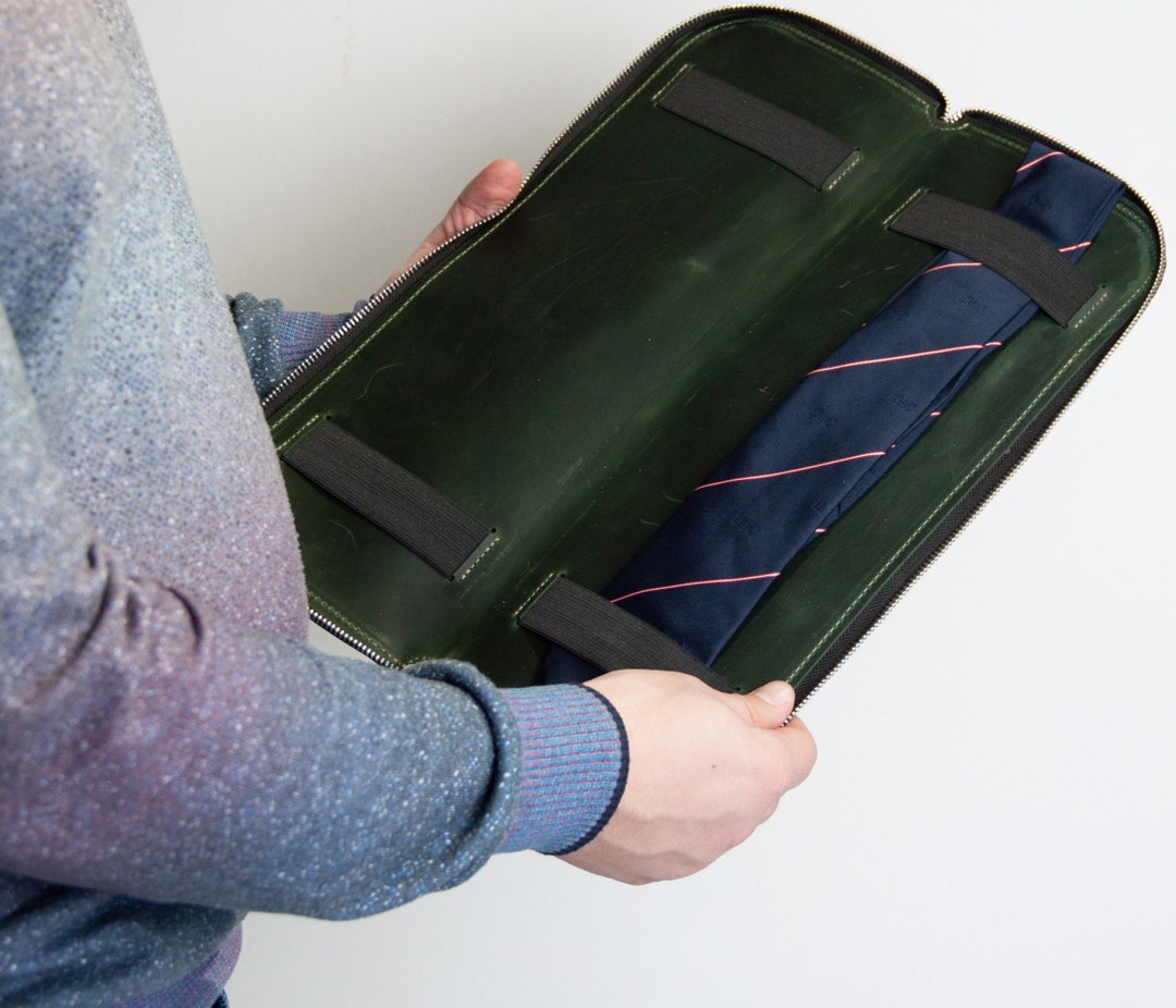 Personalized Tie Case,travel Tie Case,necktie Travel Case,mens Tie Case