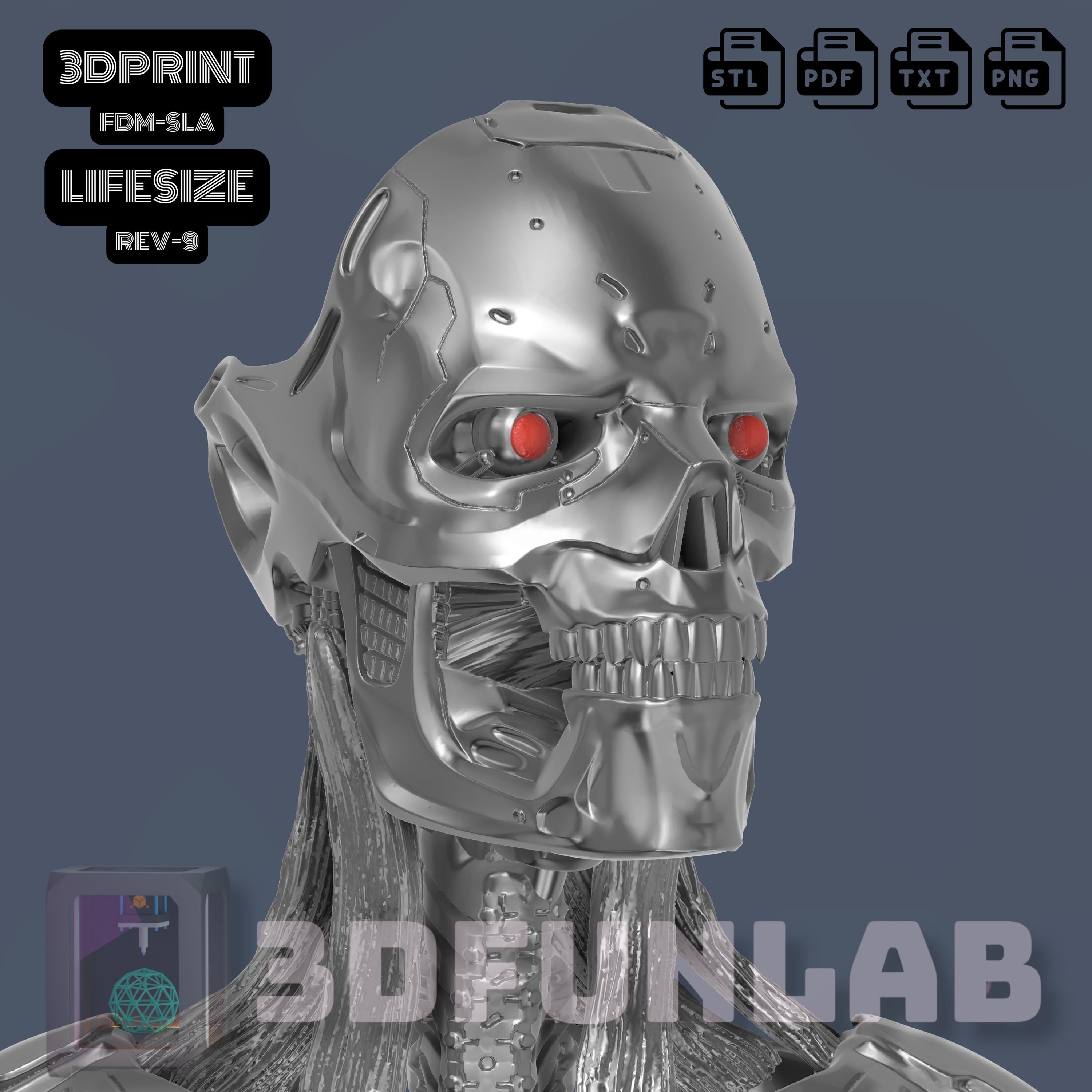 ターミネーター Rev-9 エンドスケルトン、リアルなディテール、実物大