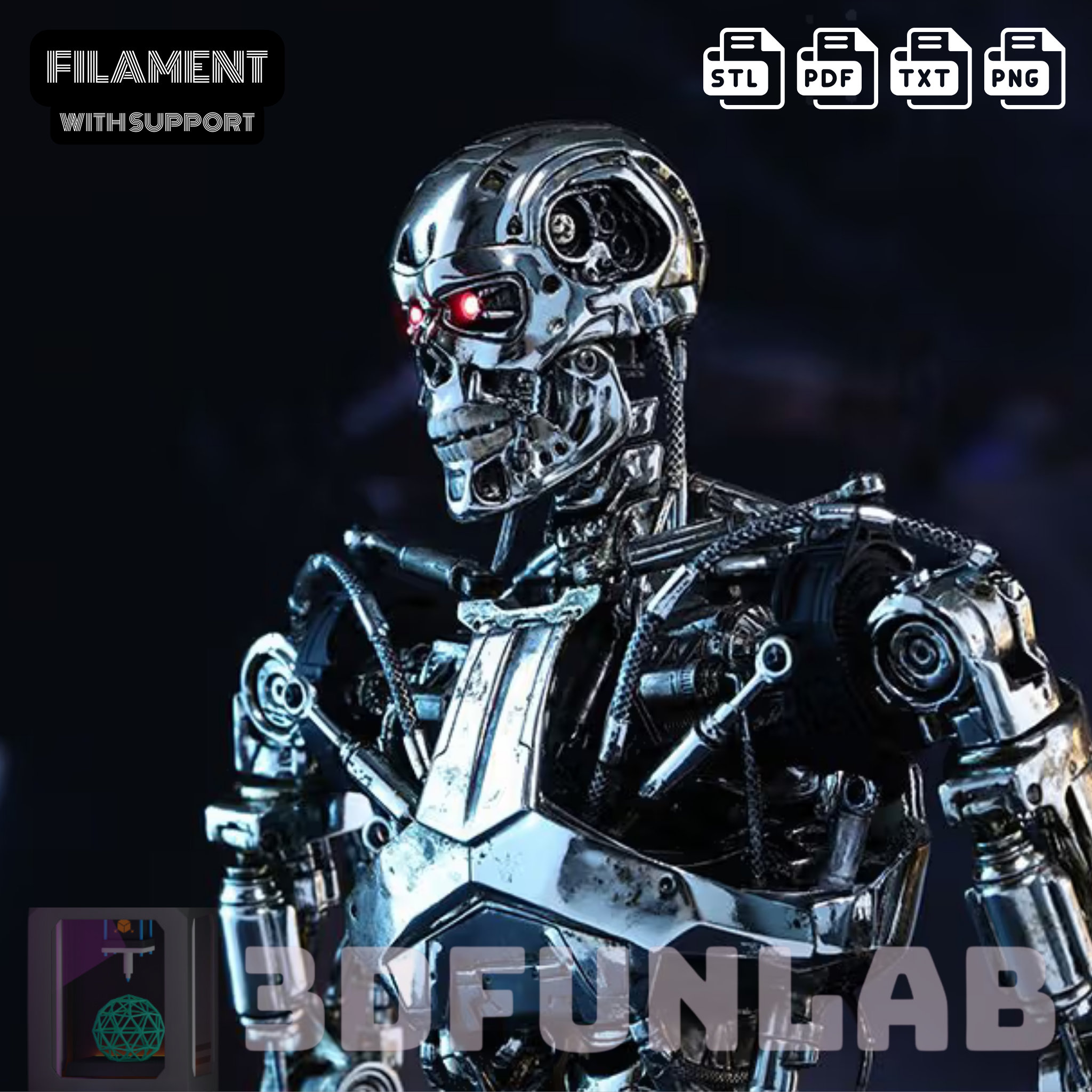 Terminator T800 Genisys Endoskeleton, Real Details, Life