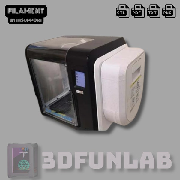 Flash Forge Adventurer 3 Filament Holder Box Model for 1 Kg Filament, 3D Printable Stl File, Digital File