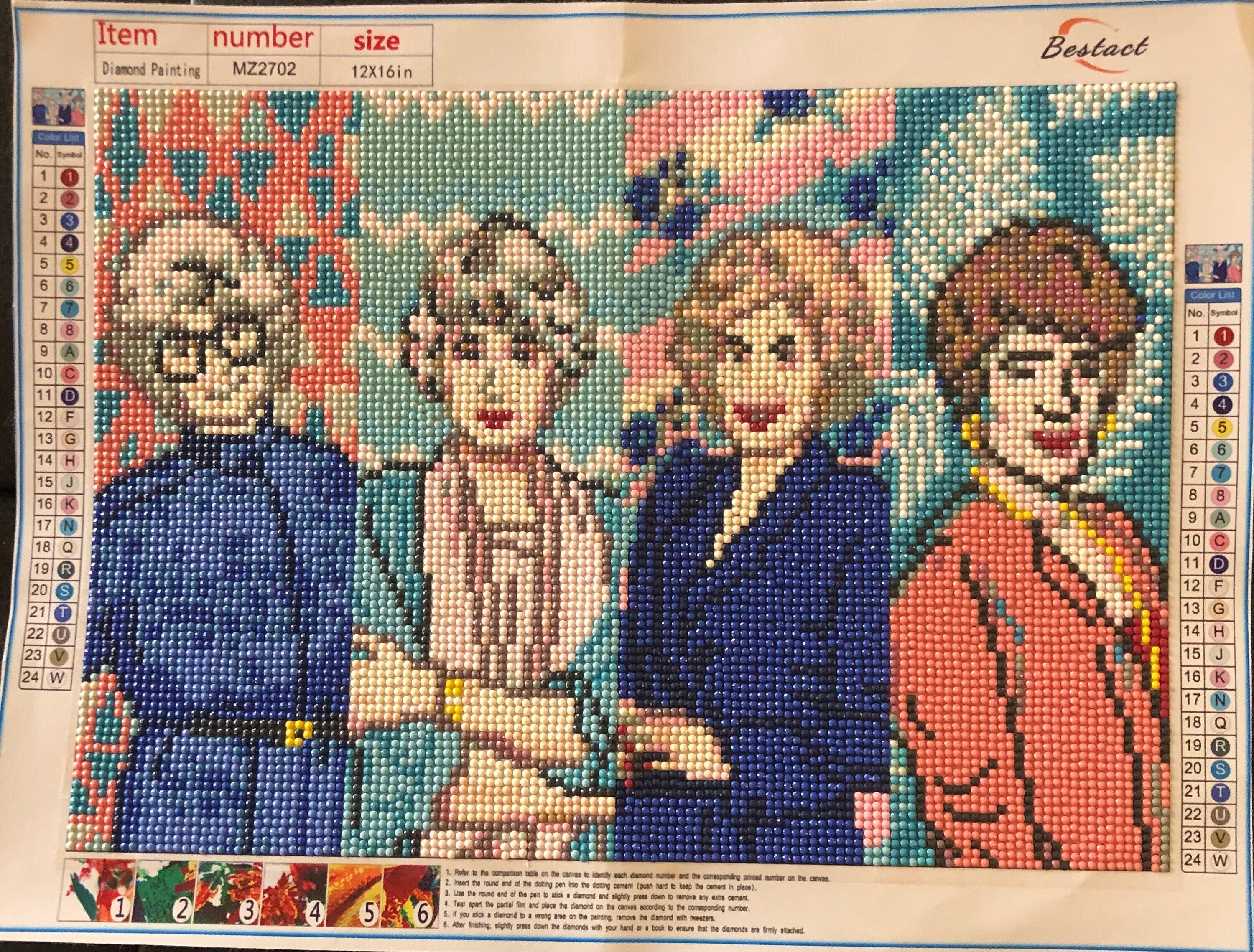 Golden Girls Diamond Painting 