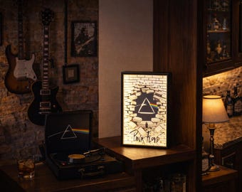 Pink Floyd Inspired LED Lithophane Light Box