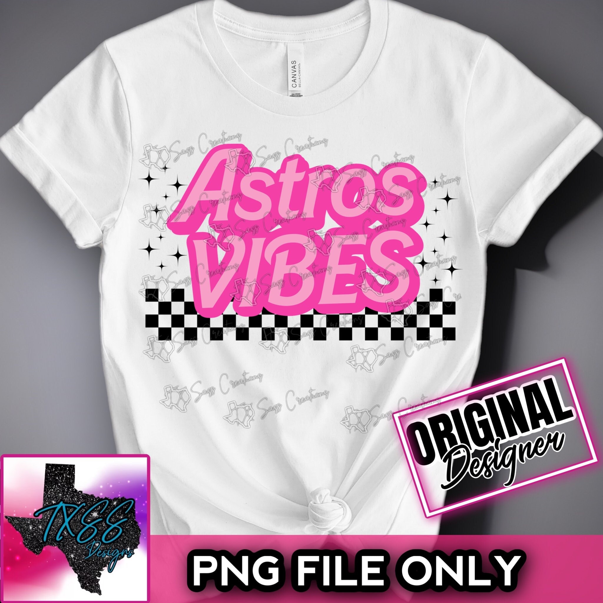 Houston Baseball Astro Pink Design PNG File 