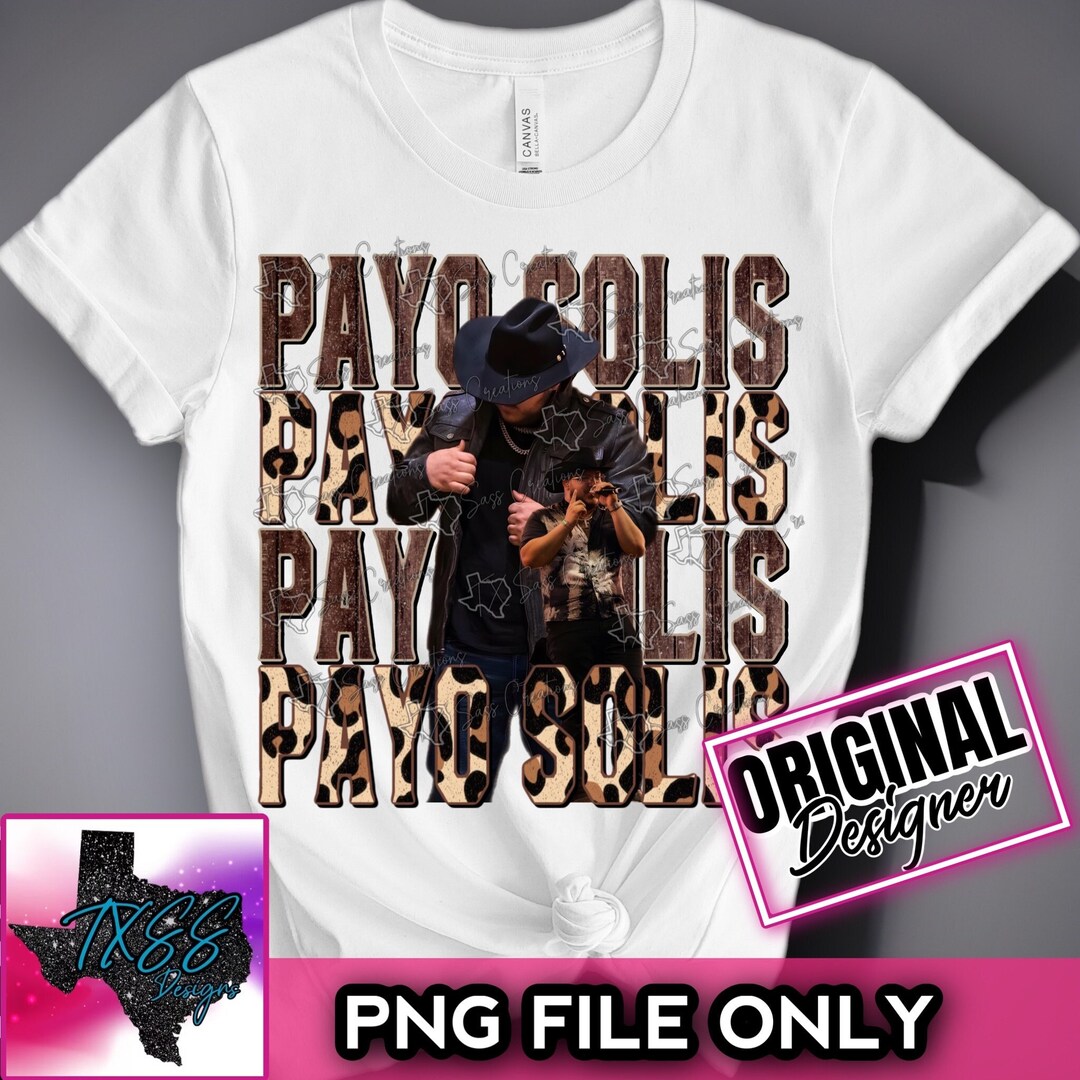 Payo Solis Grupo Frontera Design PNG File - Etsy