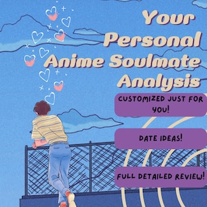 Análisis de alma gemela de personaje de anime personalizado de BLACK FRIDAY LIMITED