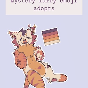 ¡Adopta un emoji peludo misterioso de Gatcha! Arte mío