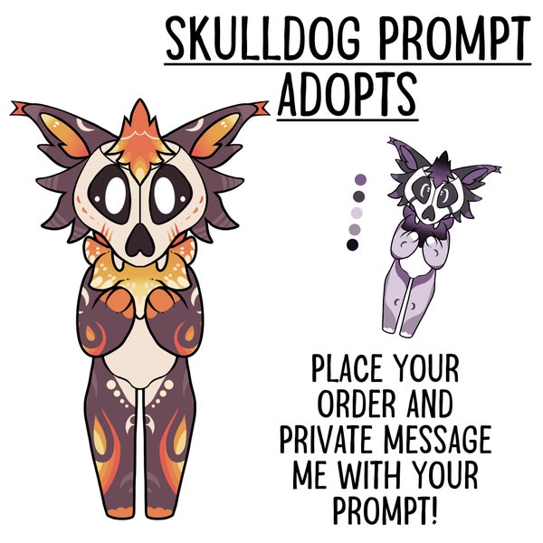 Skulldog Furry - Etsy