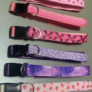 Valentines Day Fursuit collar premade nylon  collars Furry therian cosplay collar gift fursuit accessory love present fursona choker therian