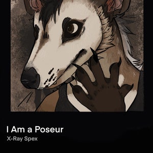 Insignia de Spotify de ICON Furry, insignia de fursona, arte personalizado
