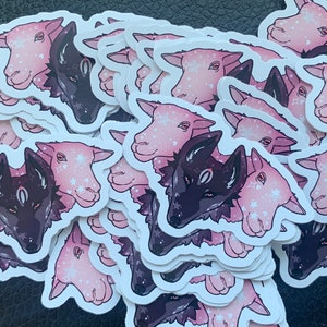 furry BPD vent sticker “a sheep in wolves clothing”