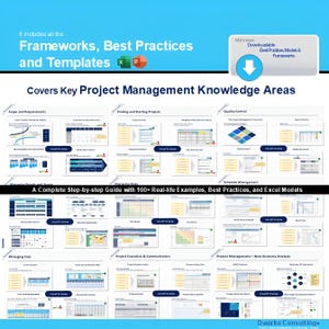 Excel-toolkit voor projectbeheer: Gantt-diagrammen, dashboards en multi-projecttrackers | Planner, Tracker, Kalender, Controlelijst, Schema, Logboek