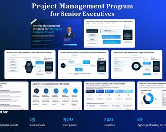 Projektmanagementprogramm zur Steuerung komplexer Projekte