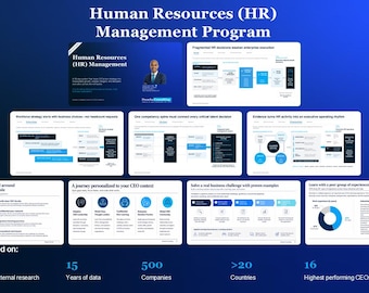 Chief Human Resources Officer (CHRO) Program
