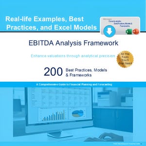 EBITDA Templates | Calculation Spreadsheets & Valuation Models | Planner, Tracker, Calendar, Checklist, Schedule, Worksheet, Journal, Log