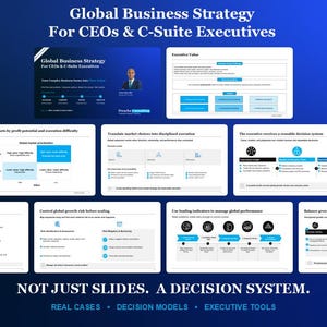 Estratégia de Negócios Globais para Expansão de Mercado Lucrativa | Apresentação em PowerPoint, Modelo em Excel, Vídeo