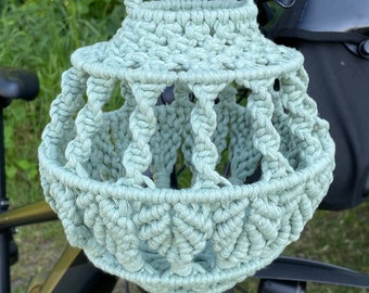 Macramé lantern handmade