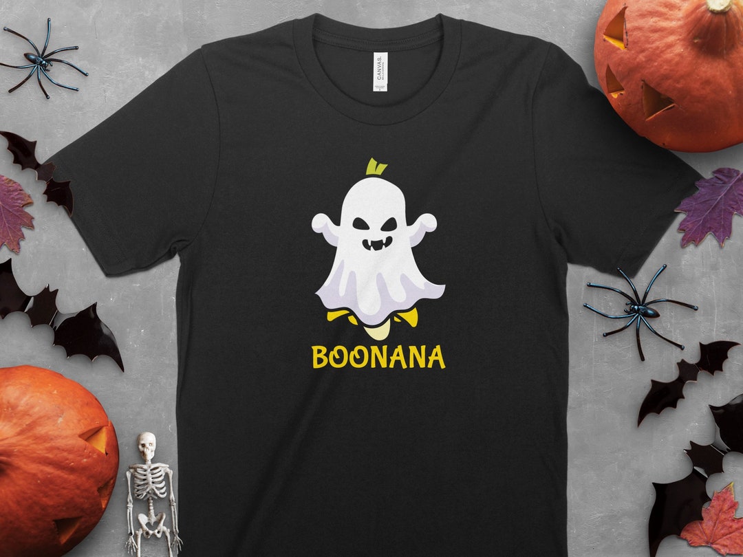 Halloween Boonana T-shirt Funny Halloween Tee Cute Fruit - Etsy