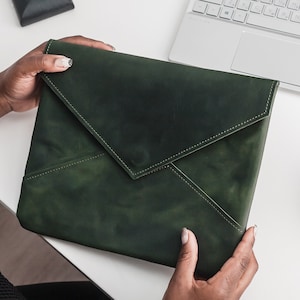 Custom leather iPad sleeve, Leather iPad Pro 12.9 case, 11 inch iPad sleeve, Leather iPad Mini 6 case, iPad Air 4th gen case, Tablet sleeve