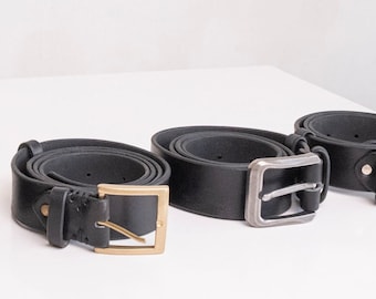 Ceinture en cuir personnalisée pour hommes, ceinture en cuir personnalisée, ceinture en cuir véritable, ceinture en cuir gravée pour hommes, ceinture en cuir noir, ceinture faite à la main