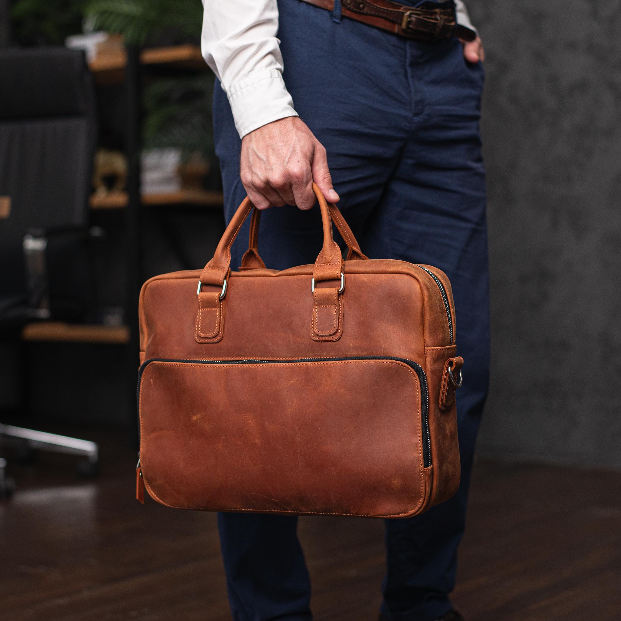 Rucksack Arbeitstasche FÃ¼r MÃ¤männer Rucksack Aus Stoff Und Leder