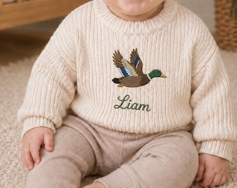 Embroidered Baby Sweater