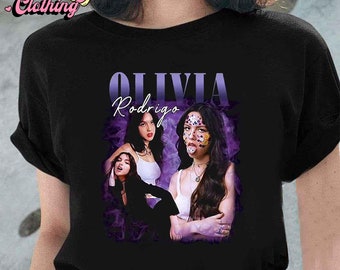 Olivia Rodrigo Vintage Bootleg 90s Style T-Shirt, Sour Tour Shirt, Music Fan Shirt, Olivia Rodrigo Tour Shirt, Olivia Rodrigo Concert Shirt