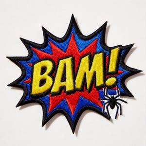 Spider-Man geborduurde patch set, Marvel Superhero opstrijkbare patches, leuke cartoon en komische stijl patches voor shirt tassen hoeden, fan cadeau afbeelding 5