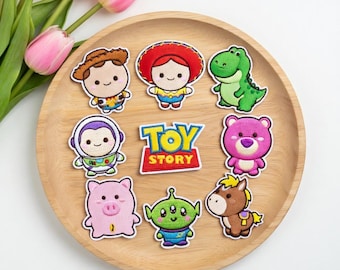 Gestickter Toy Story Charaktere Aufnäher, Cartoon Aufnäher für Hut T-Shirt Tasche, Disney Pixar Urlaubsgeschenk, Buzz Woody Jessie Rex Alien Lotso
