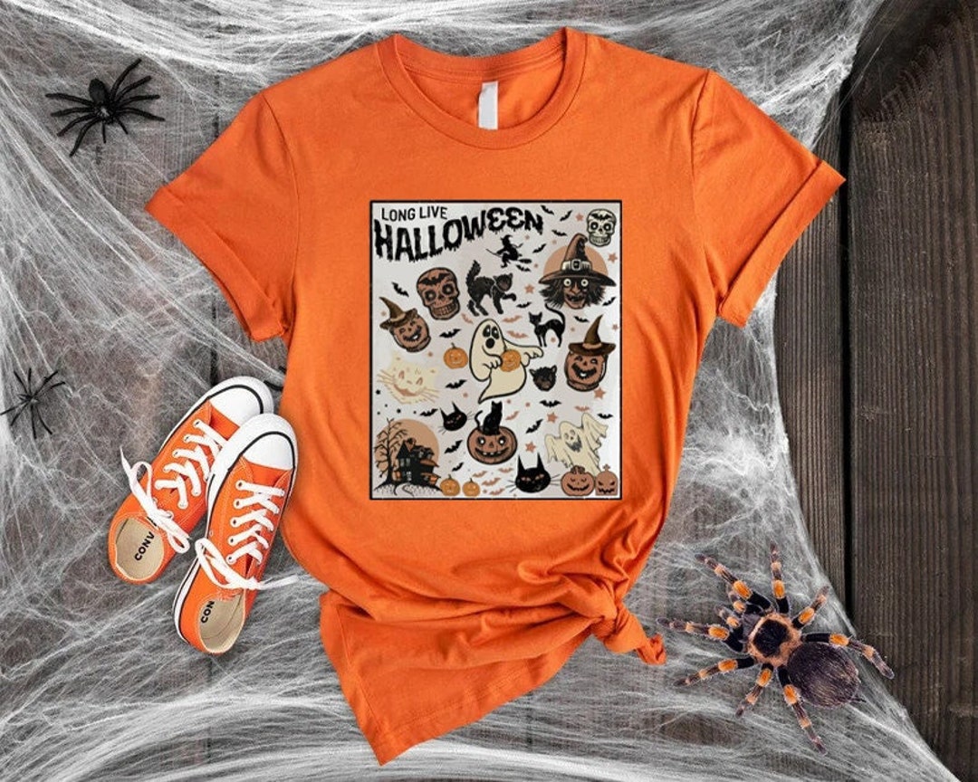 Vintage Halloween Shirts Long Live Halloween Tees Retro Etsy