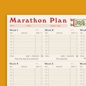 Bosky A3 12-weken-marathonplanner, hardloopschema, racekalender, hardlopercadeaus, wandkaart, hardloopplan, 12-wekenplan