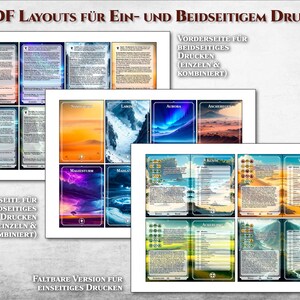 DnD Gelände Karten Wetter Karten Biom Karten Klima PDF Wetter Effekte druckbar Zubehör Dungeon Master Geschenk Dungeons and Dragons D&D 5e bild 8