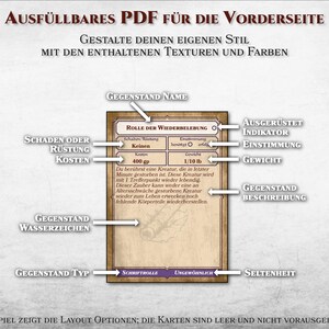 May include: A printable PDF template for creating a character sheet for a role-playing game. The template includes fields for name, stats, equipment, and description. The template is designed to be filled out by hand.
