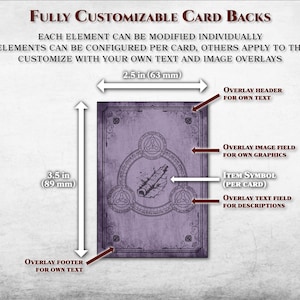 Dnd Magic Item Cards PDF Fillable Customizable Printable Accessory ...
