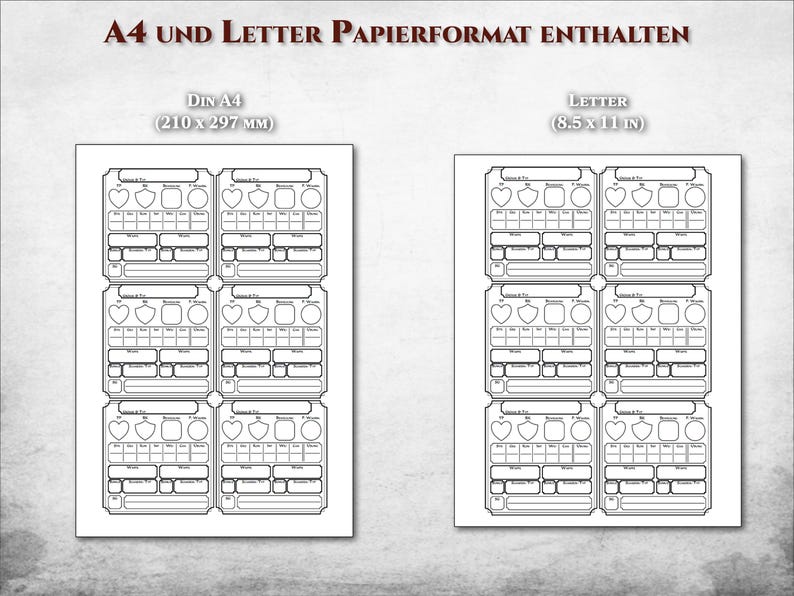 K&ouml;nnte beinhalten: Druckbare Planerseiten in den Formaten A4 und Letter. Jede Seite hat eine Herz-, Schild- und Kreisform zum Zeichnen oder Schreiben. Die Seiten sind f&uuml;r die Planung und Organisation konzipiert.