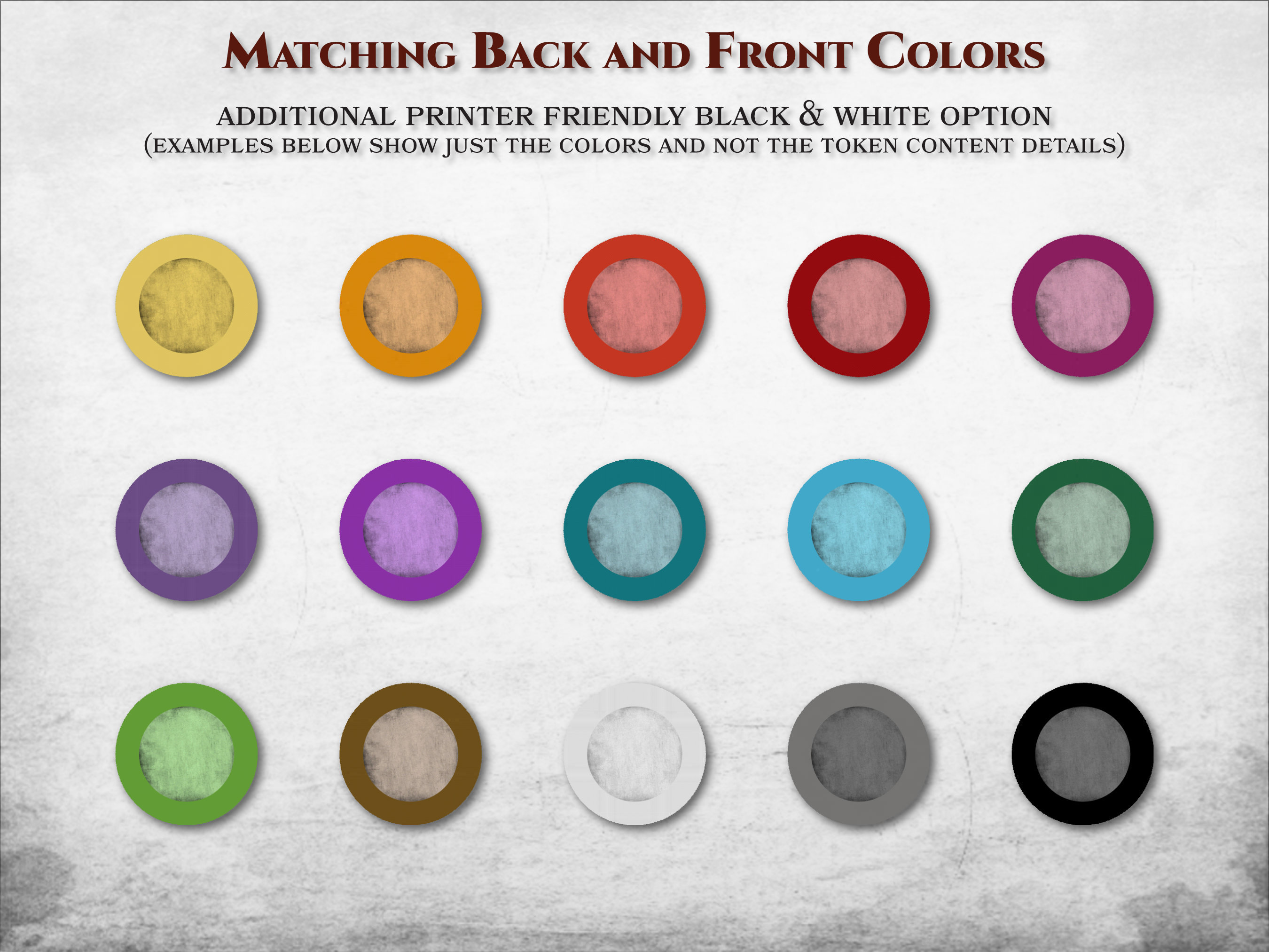 Dnd Condition Tokens PDF Player Standard Conditions - Etsy