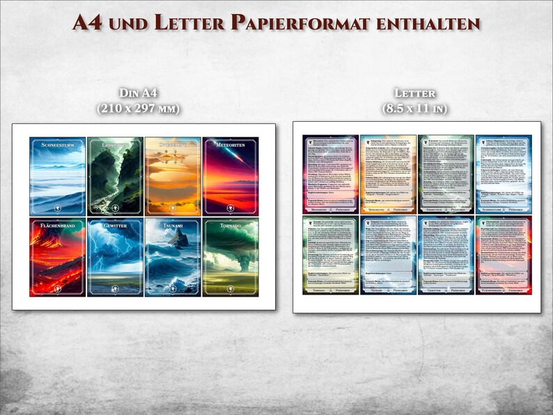 DnD Gelände Karten Wetter Karten Biom Karten Klima PDF Wetter Effekte druckbar Zubehör Dungeon Master Geschenk Dungeons and Dragons D&D 5e bild 9