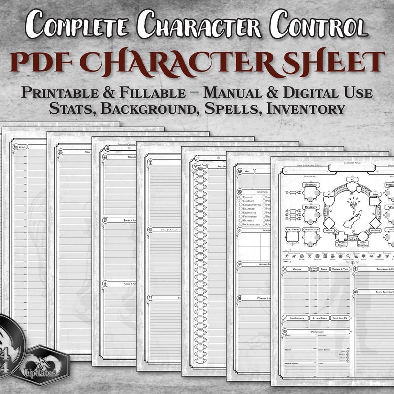 CREATING A CHARACTER 5E 2024 visual data 6