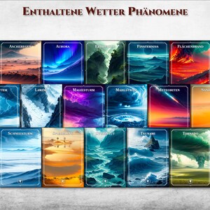 DnD Gelände Karten Wetter Karten Biom Karten Klima PDF Wetter Effekte druckbar Zubehör Dungeon Master Geschenk Dungeons and Dragons D&D 5e bild 7