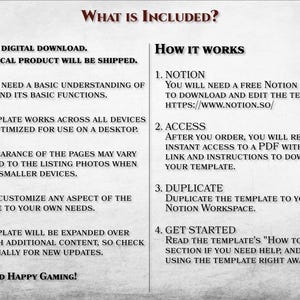 Dnd Campaign Planner RPG Notion Template Worldbuilding Organizer DM ...