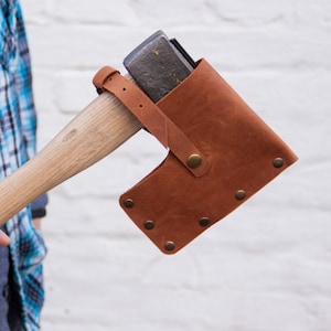 Leather axe cover,Leather axe sheath,Axe blade cover,Hatchet blade cover,Leather hatchet sheath,Leather hatchet cover,Custom axe sheath