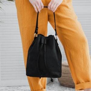 Handmade bucket bag,Leather bucket bag women,Handmade shoulder bag,Handmade pouch bag,Womens bucket bag,Womens handbag leather