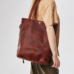 Bolso de piel convertible en mochila, Bolso tote de uso diario, Mochila convertible de piel, Mochila tote de piel convertible, Bolso mochila