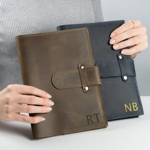 Handmade leather journal a4, Personalized journal notebook, Leather journal cover a5, Refillable journal a5, A6 notebook cover