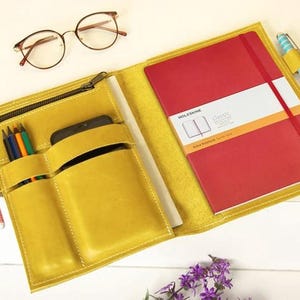 Leren dagboekomslag Moleskine, aangepaste Moleskine-notitieboekomslag, Moleskine-laptopomslag, Moleskine-notitieboekomslag leer