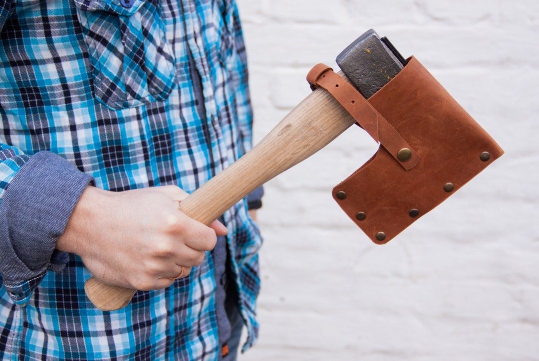 Leather Axe Cover,leather Axe Sheath,axe Blade Cover,hatchet Blade
