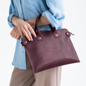 Leather document case, Leather document bag, Leather paper holder, Leather document pouch, Leather document folder, Leather folder bag